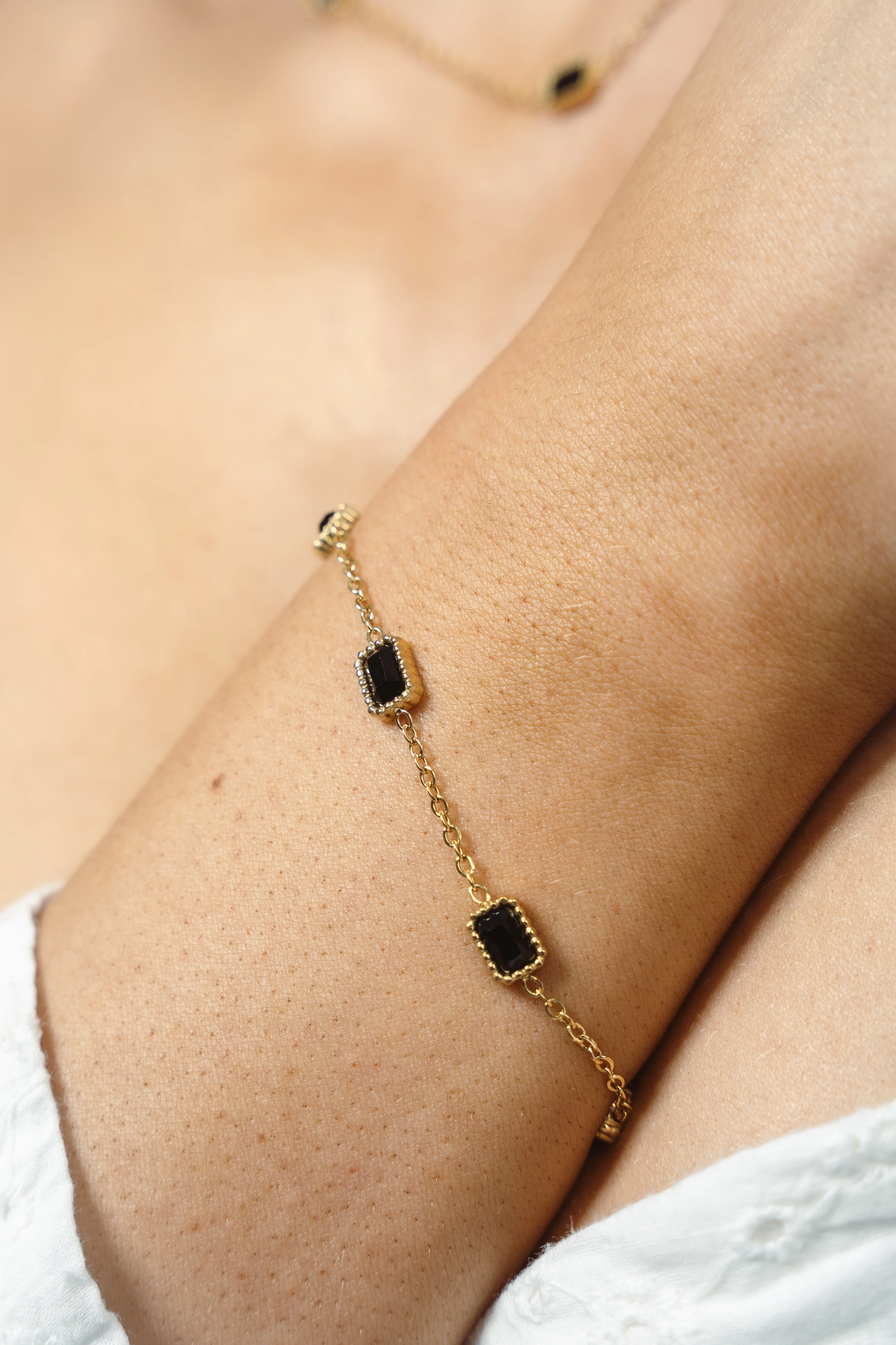 Blarney Black Stone Bracelet - Image 4