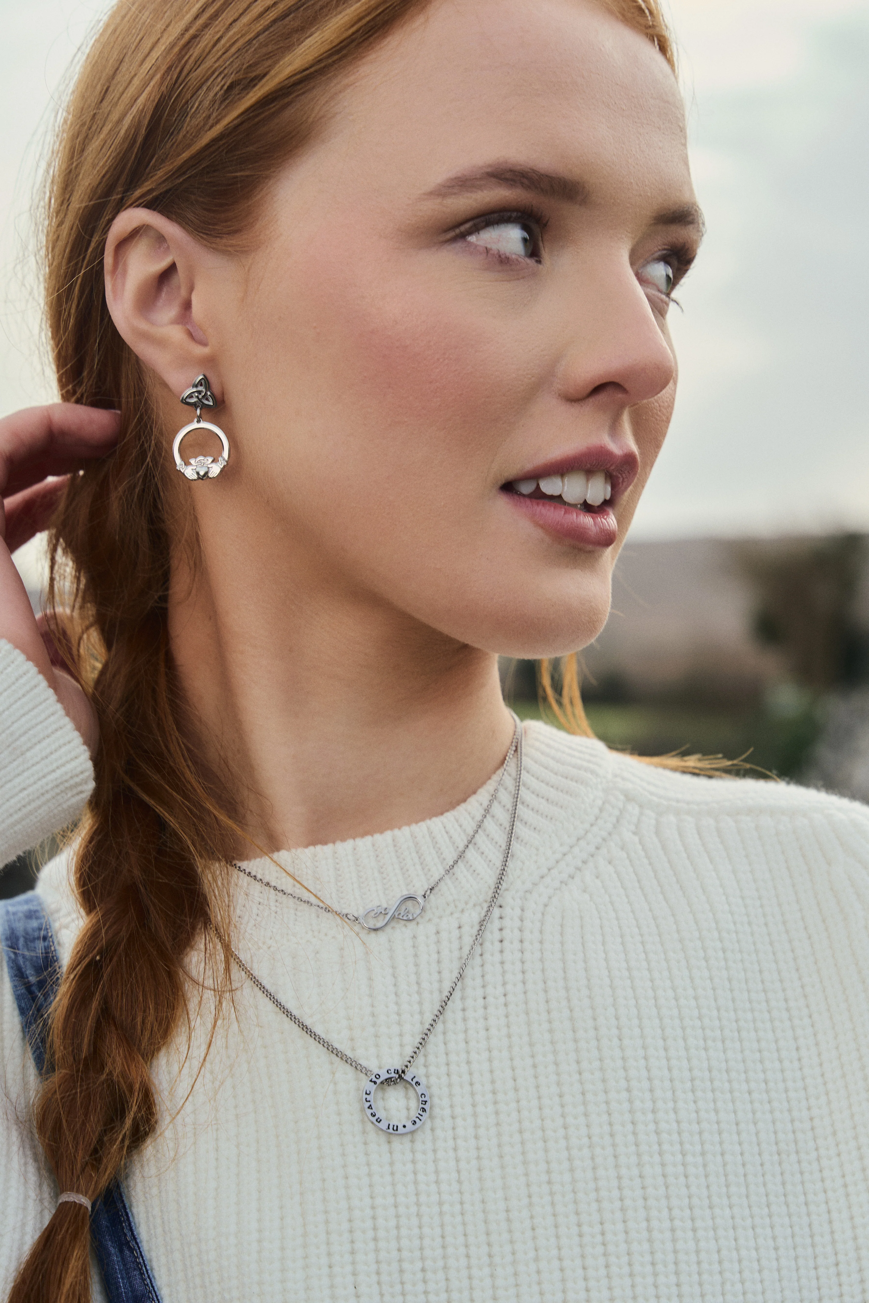 Claddagh Knot Earrings - Image 3
