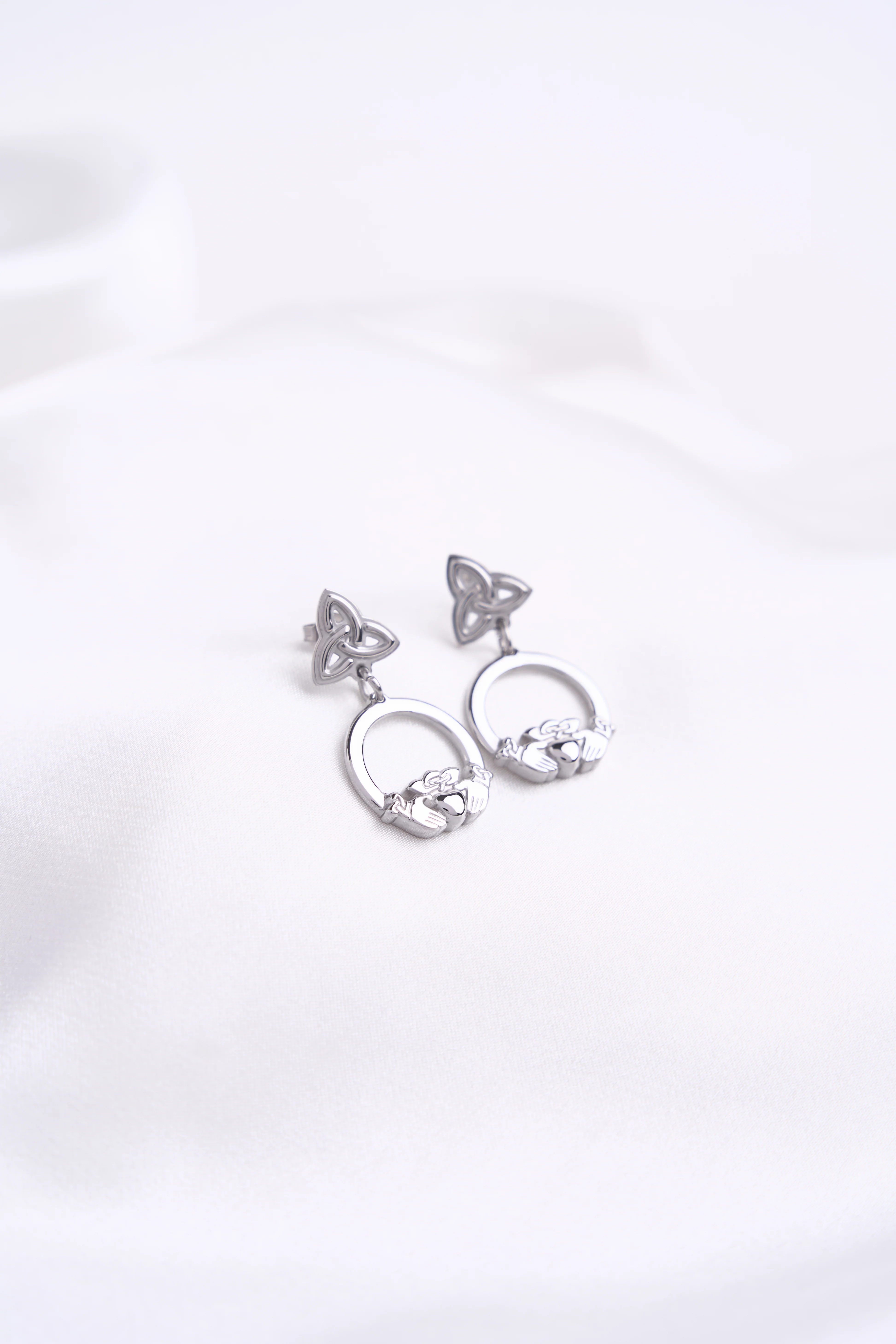 Claddagh Knot Earrings - Image 4