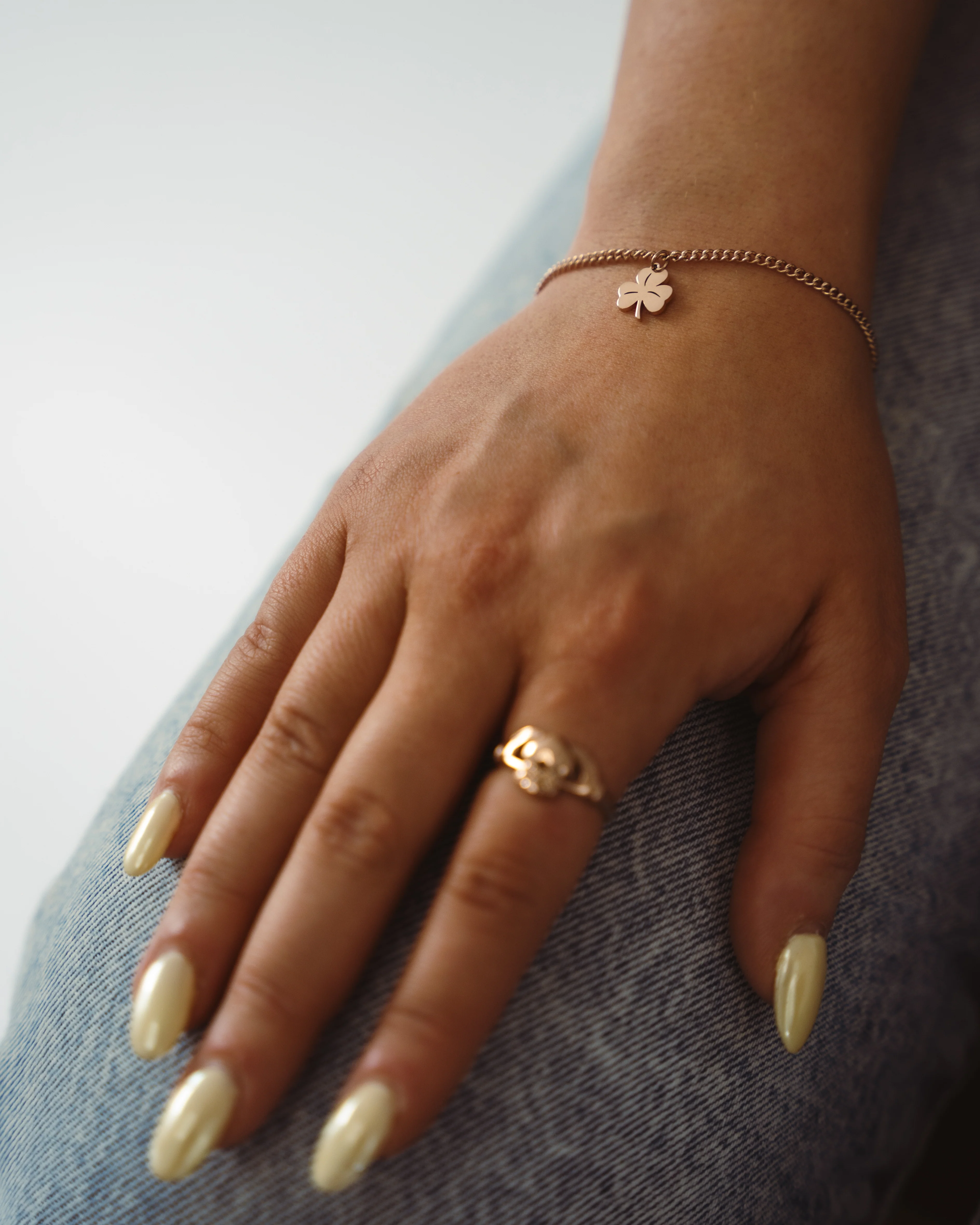 Irish Shamrock Pendant Bracelet - Image 10