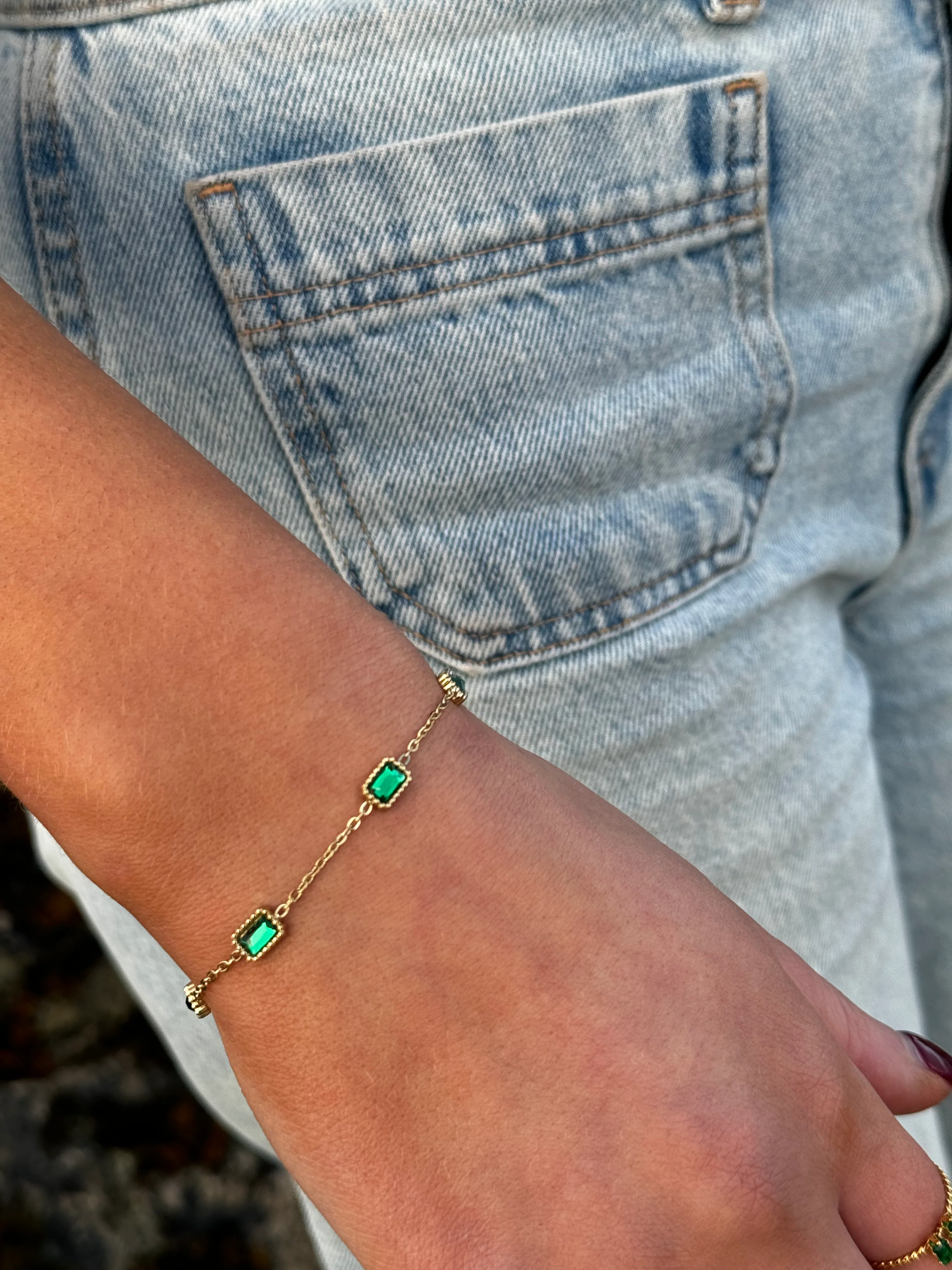Irish Emerald Bracelet - Image 5